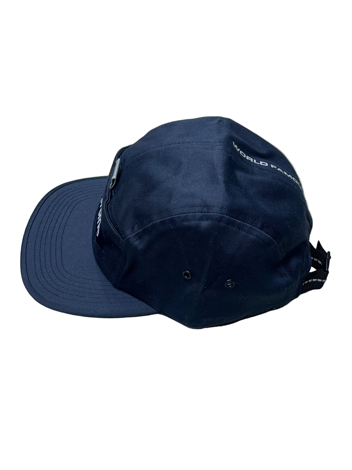 Supreme Reflective Tab Pocket Box Logo Camp Cap Navy