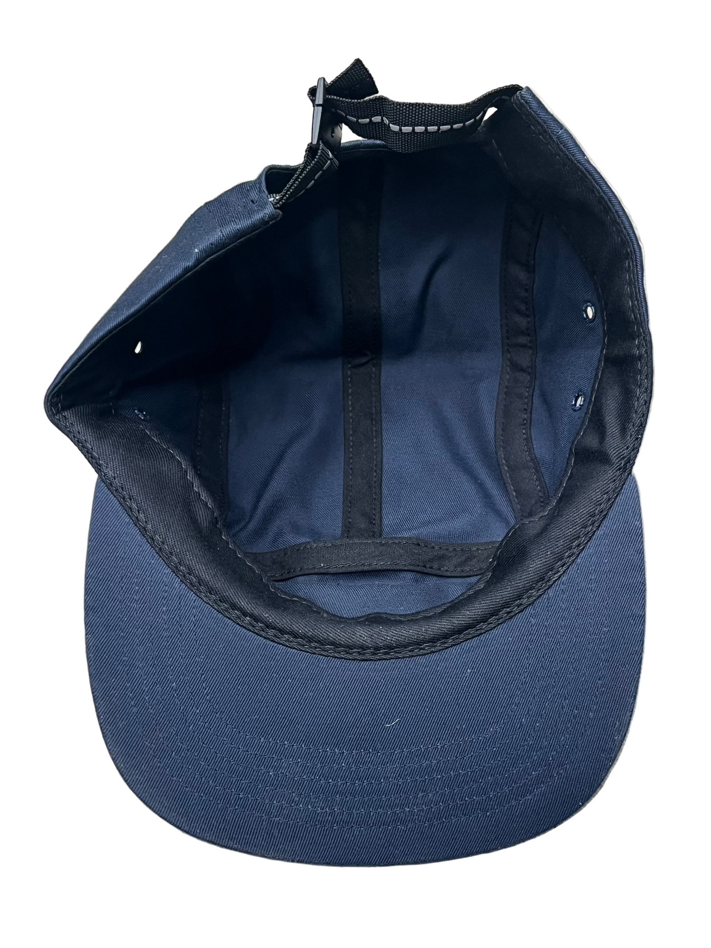 Supreme Reflective Tab Pocket Box Logo Camp Cap Navy