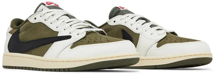 Nike Air Jordan 1 Retro Low OG x Travis Scott Reverse Olive