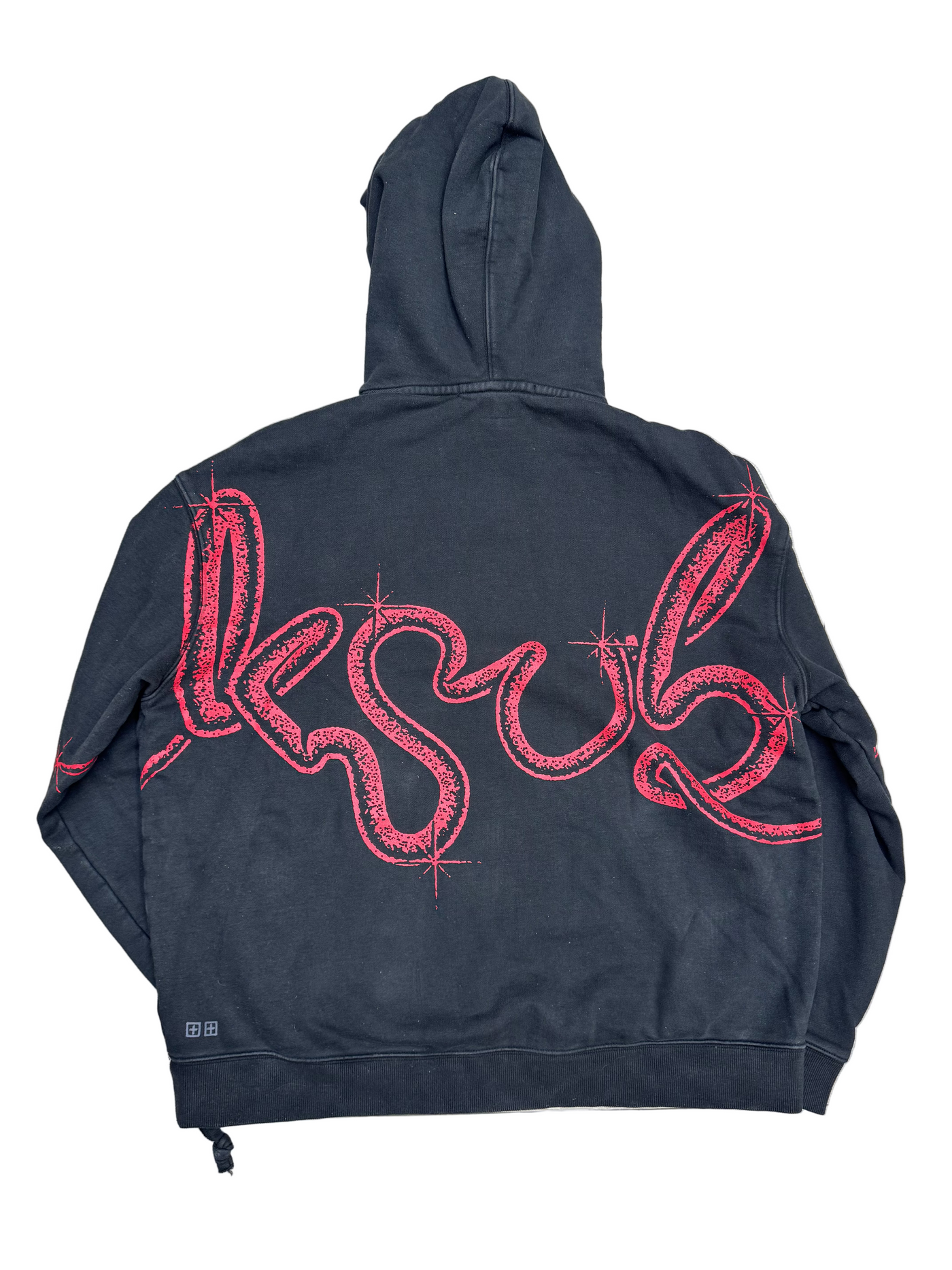 Ksubi Snake Black Red Logo Hoodie