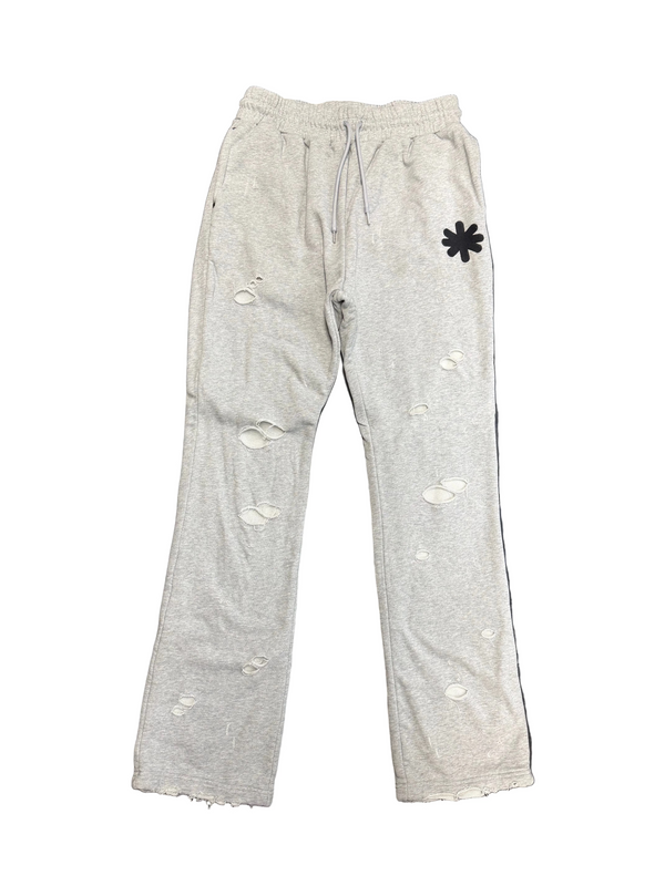 Lost SHDWS OG Sun Logo Distressed Sweatpants Grey