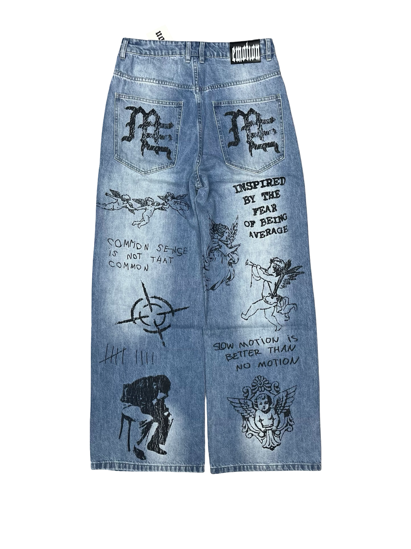 Mixed Emotion "Blue Canvas" Denim Jeans