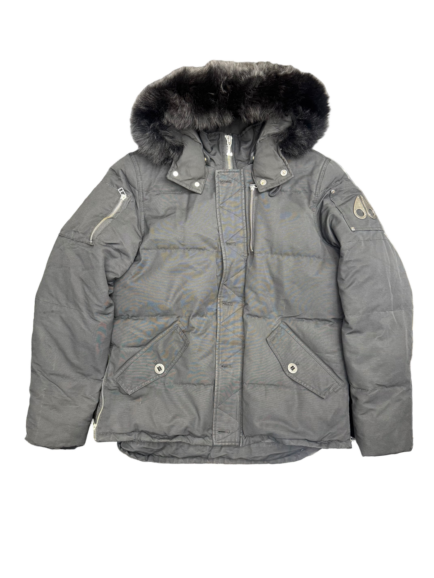 Moose Knuckles 3Q Black Fur Jacket