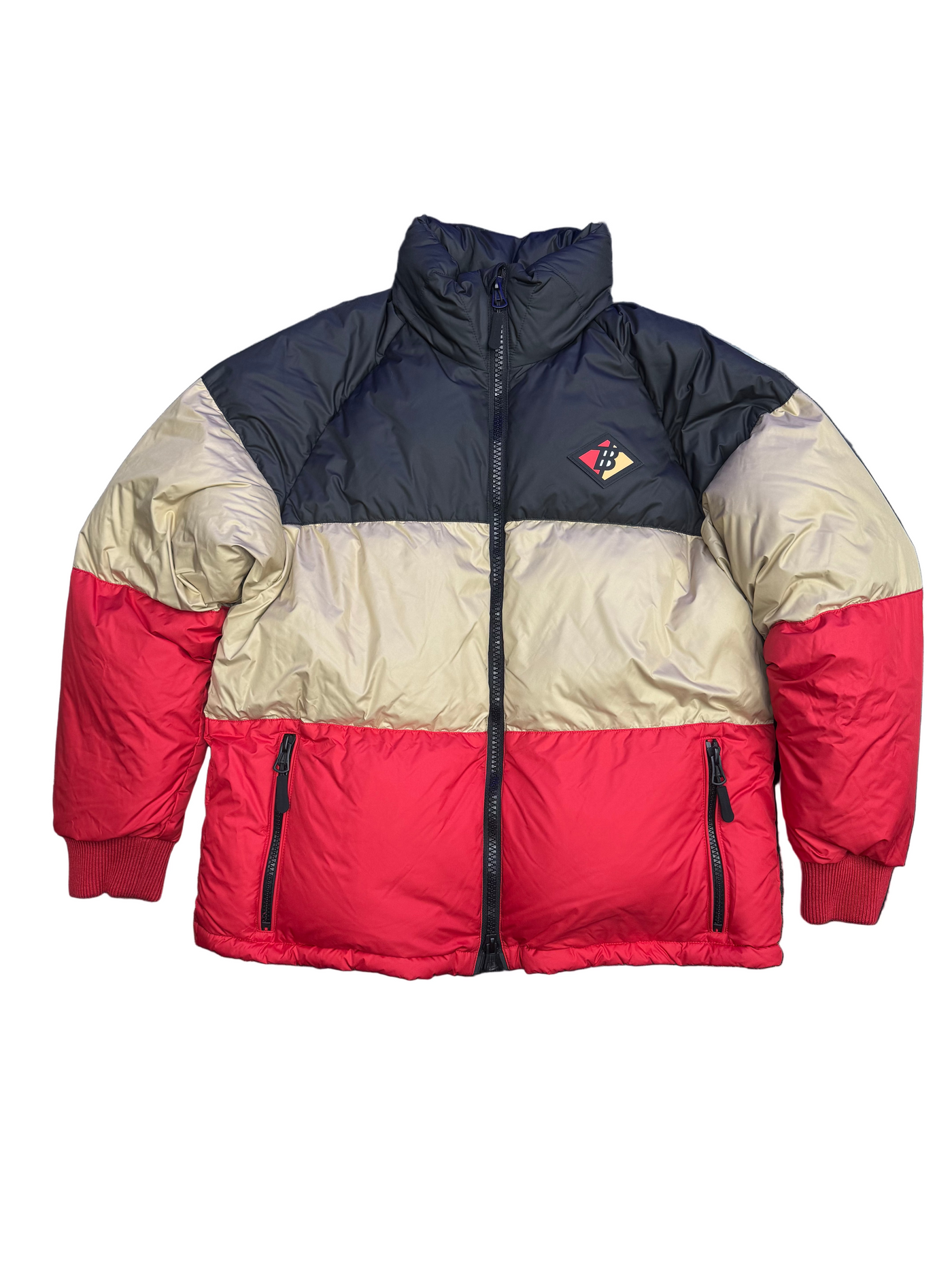 Burberry Branston Colour Block Puffer Jacket