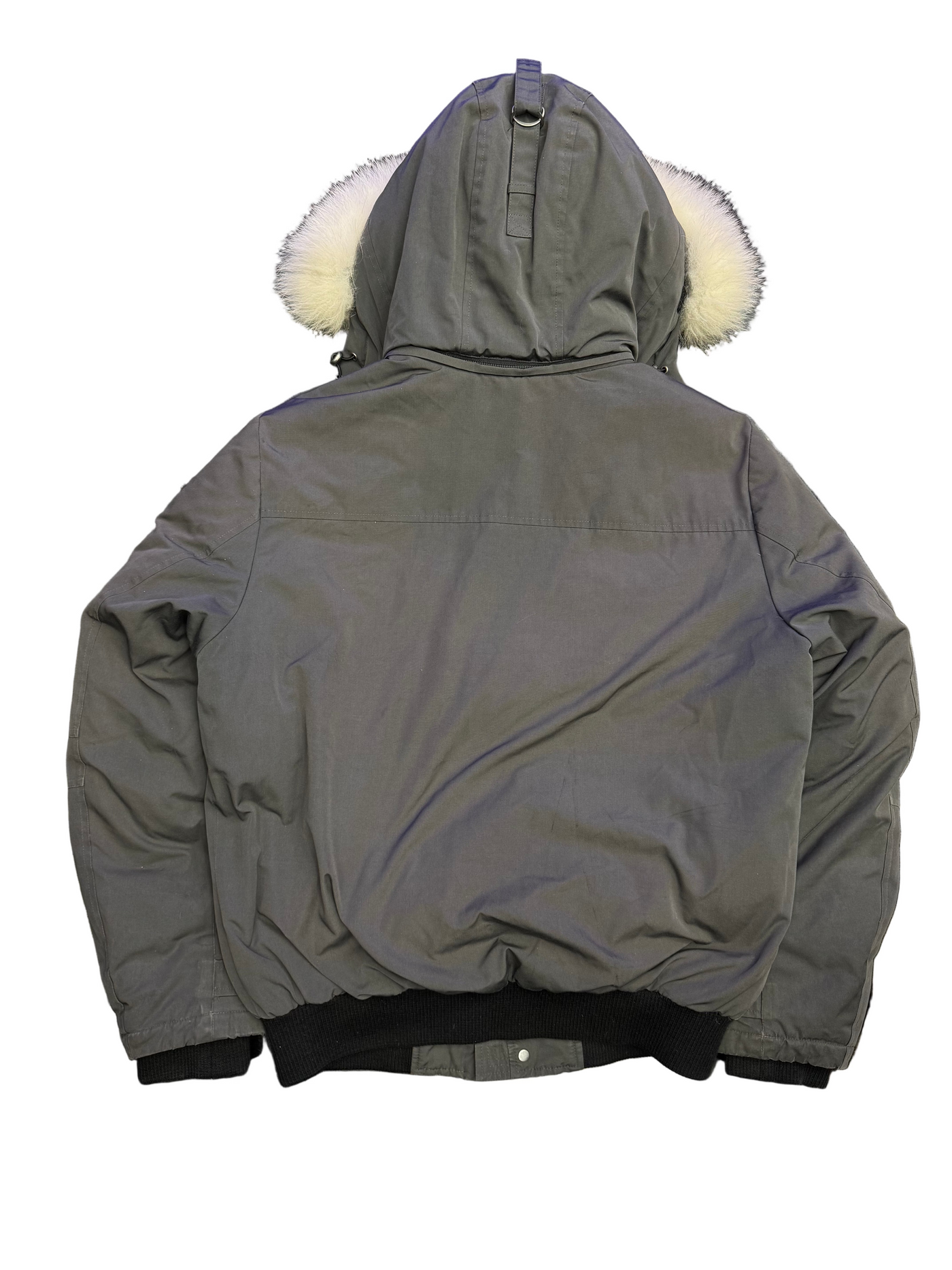 Moose Knuckles Ballistic Bomber Jacket Grey