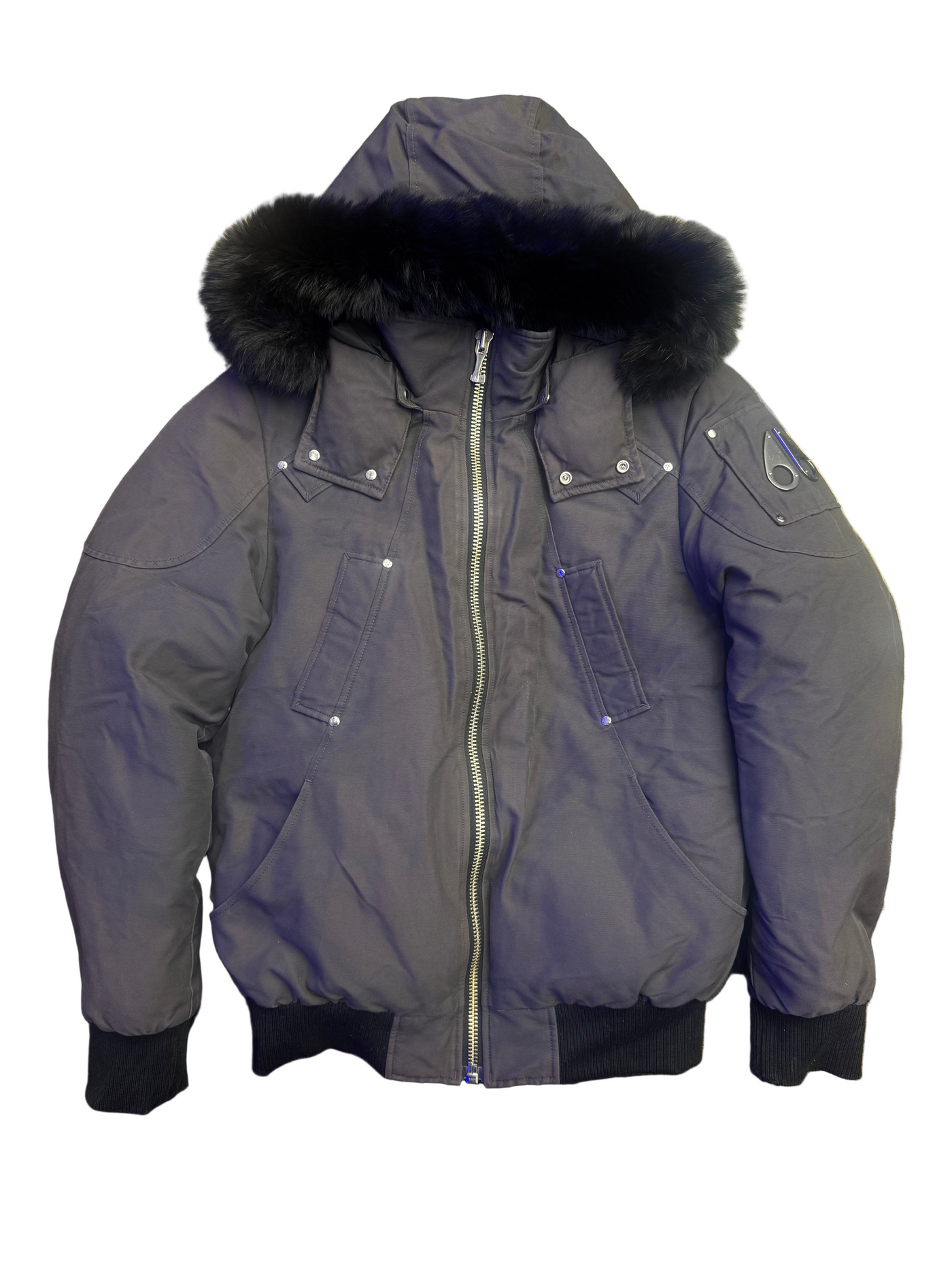 Moose Knucke Ballistic Grey Bomber Jacket