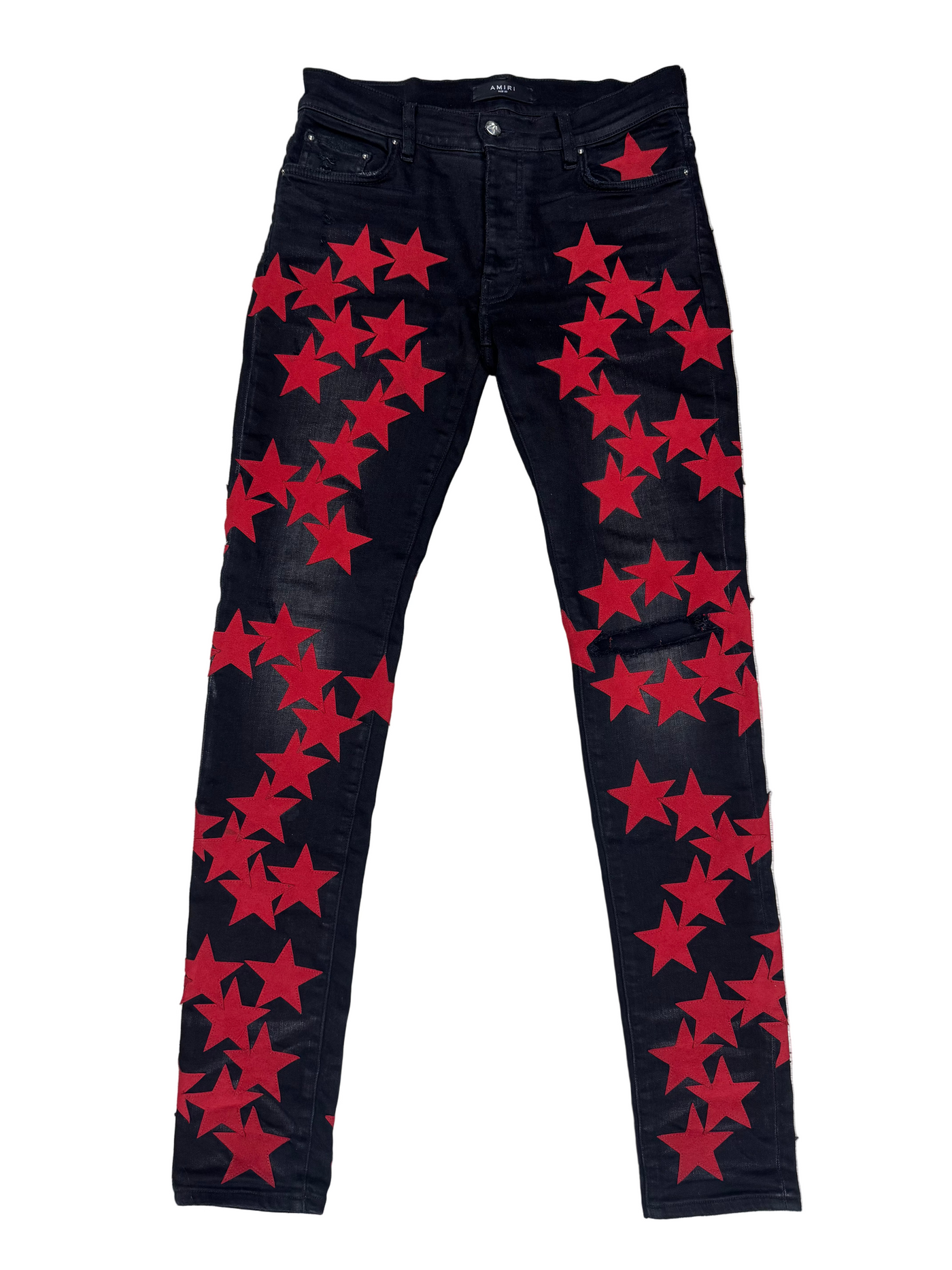 Amiri Chemist Red Skinny Fit Jeans