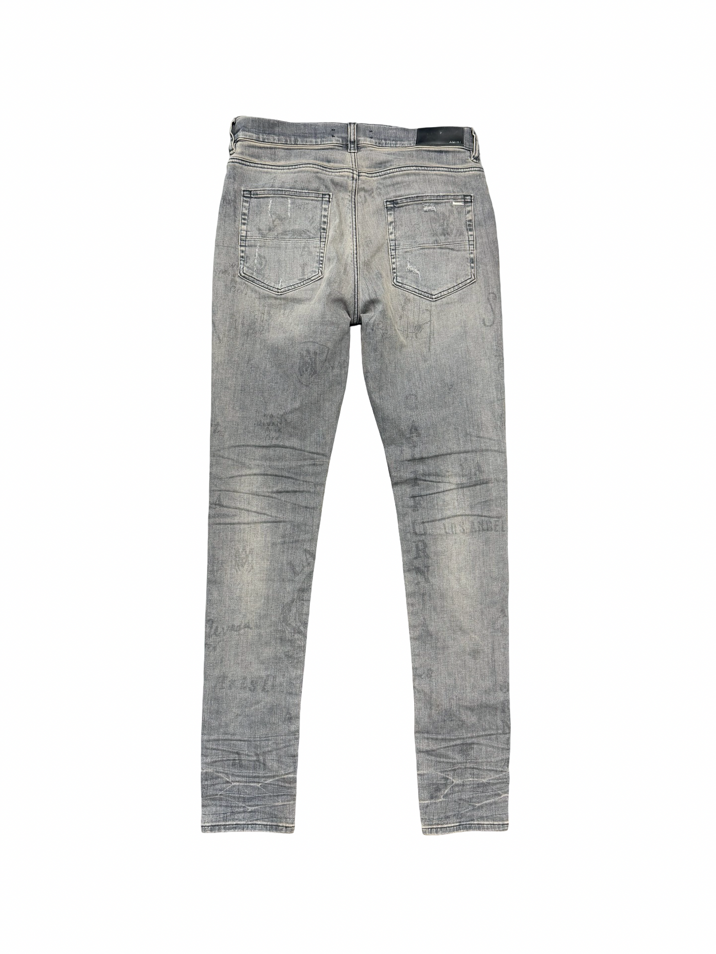 Amiri Military Stencil Straight Legged Jeans