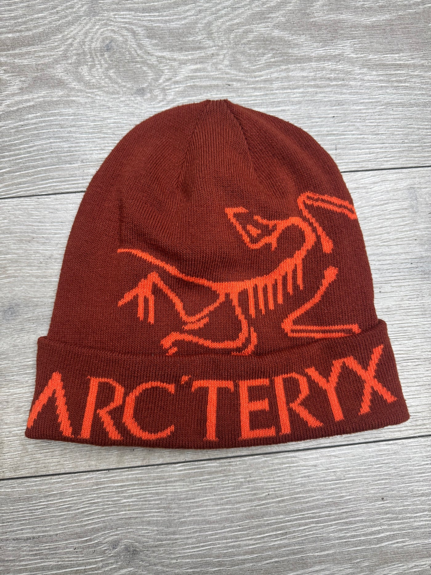 Arcteryx Brown Orange Beanie