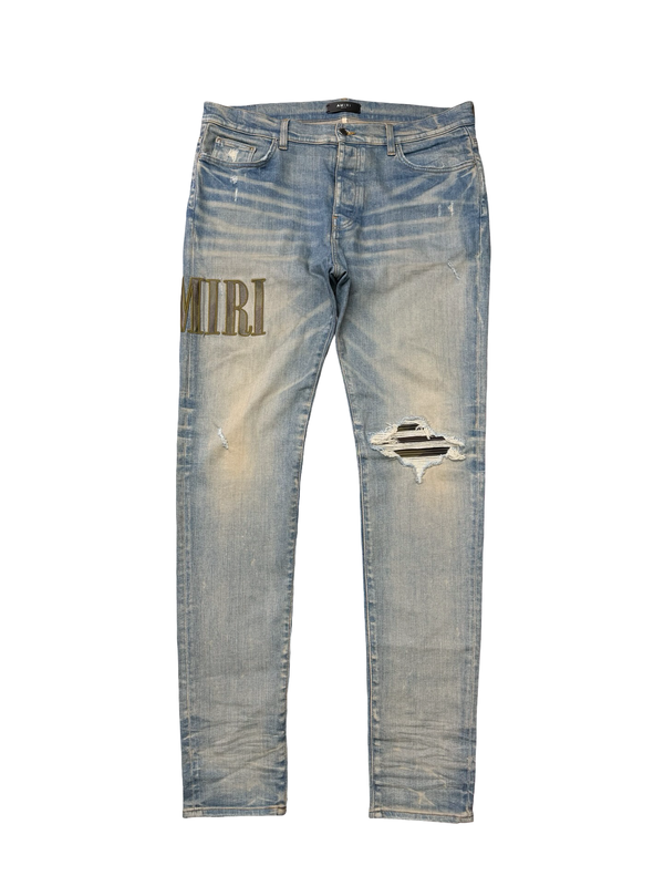 Amiri Core Applique Jean Clay Indigo