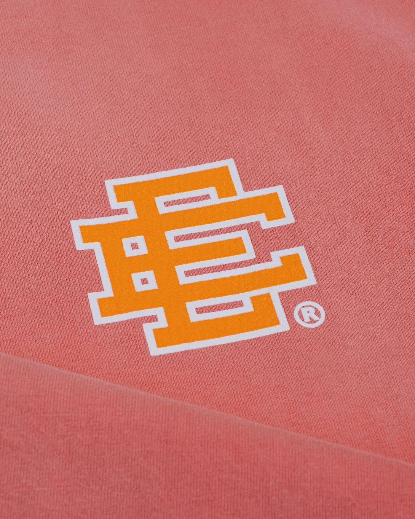 EE Basic Sleeveless T-Shirt Washed Red Orange Logo