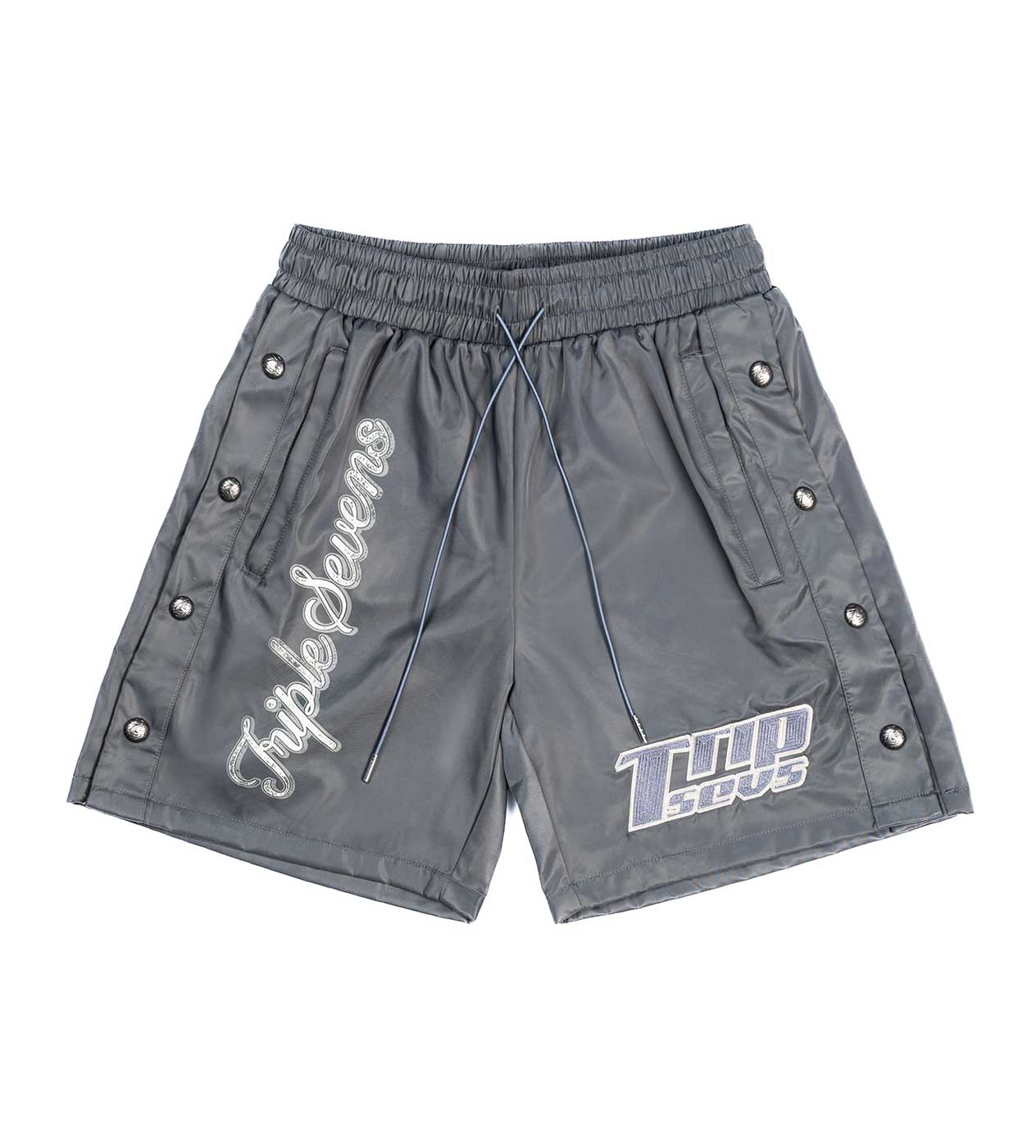 Triple Sevens 7 Nylon Shorts Grey