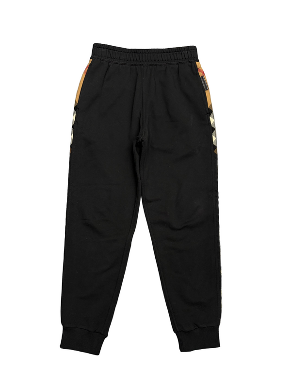 Burberry Side Check Track Sweatpants Black
