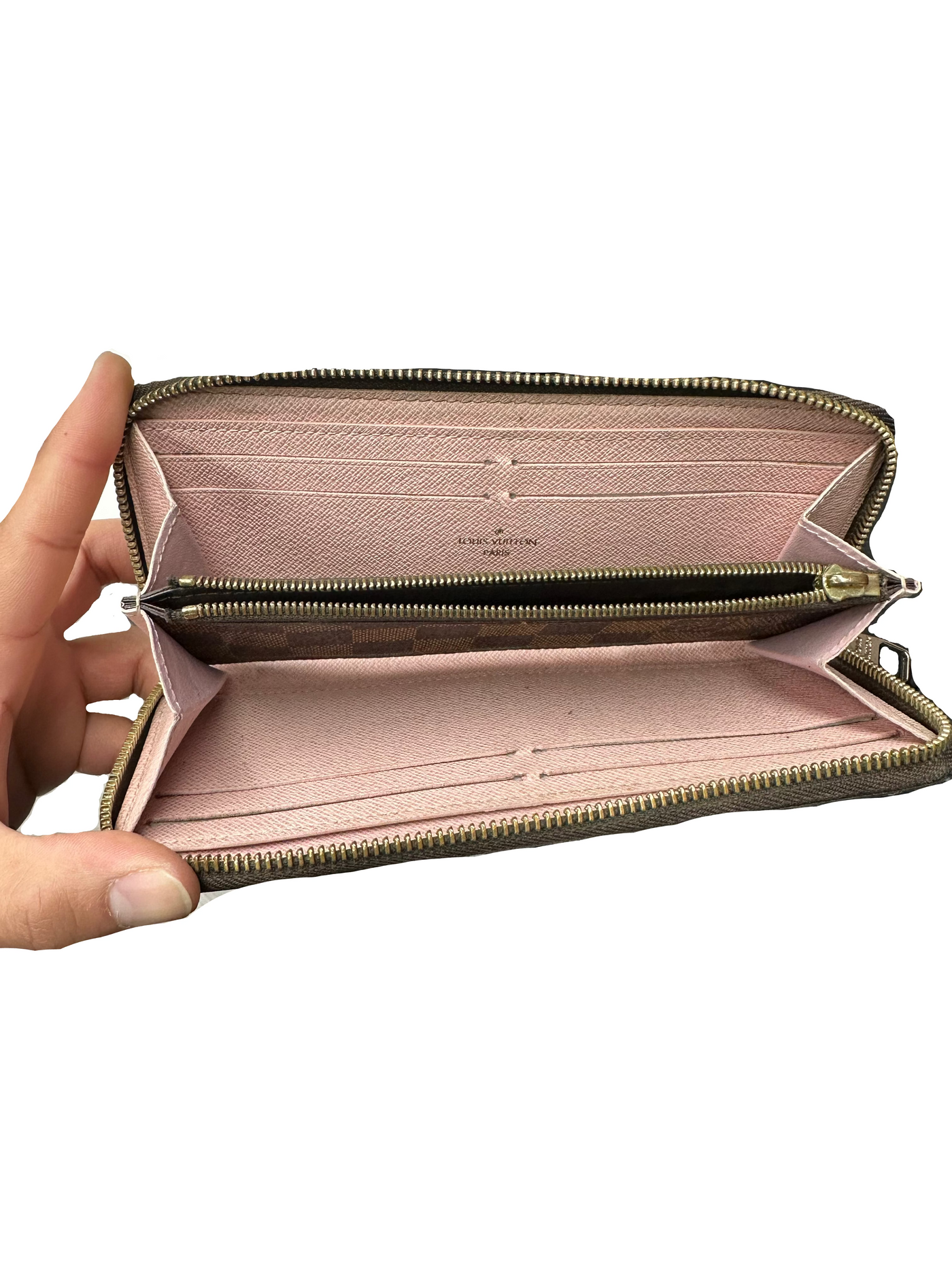 LV Damier Ebene Zippy Around Wallet