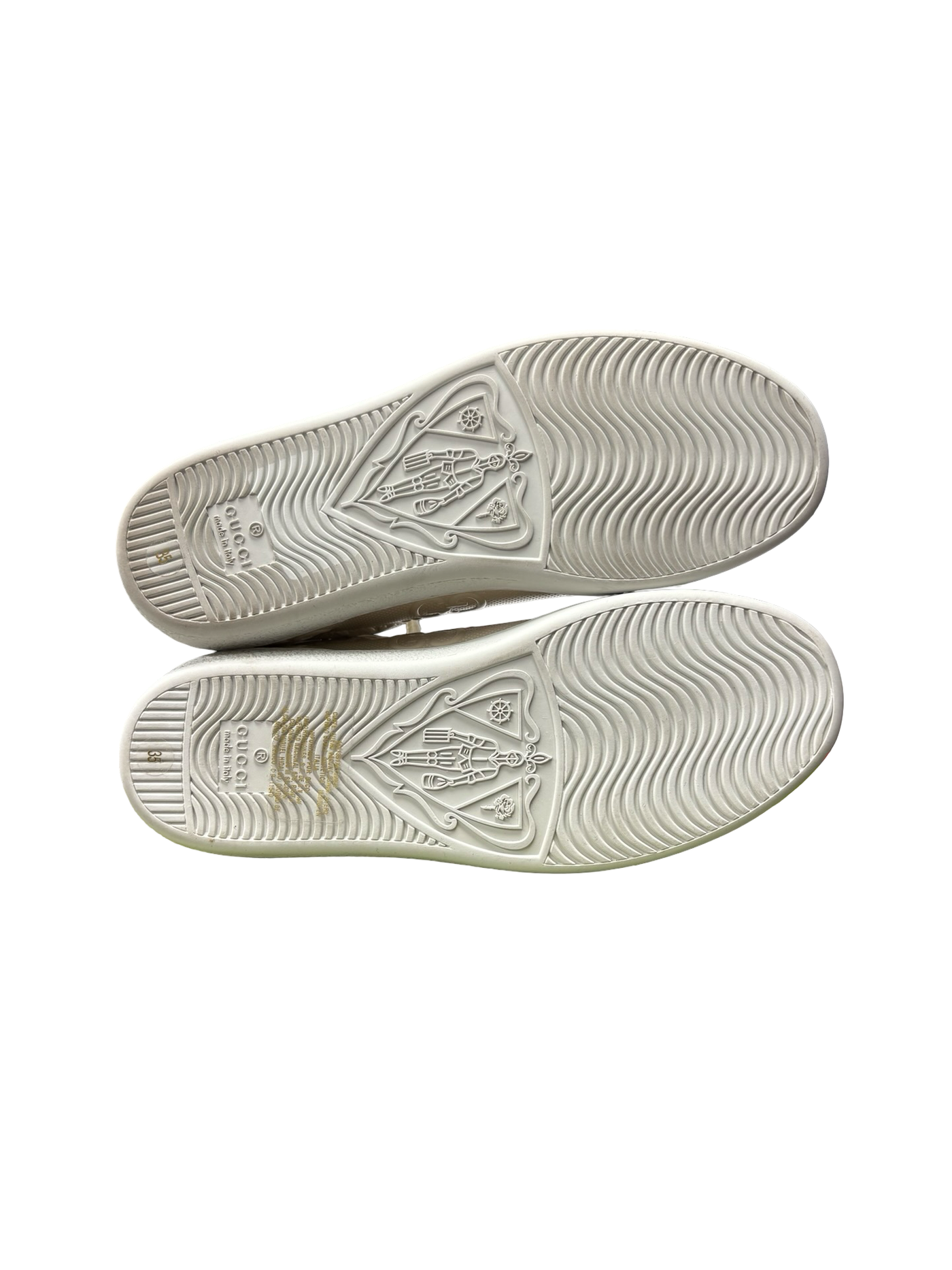 Gucci Ace 'GG Embossed' Sneakers Cream