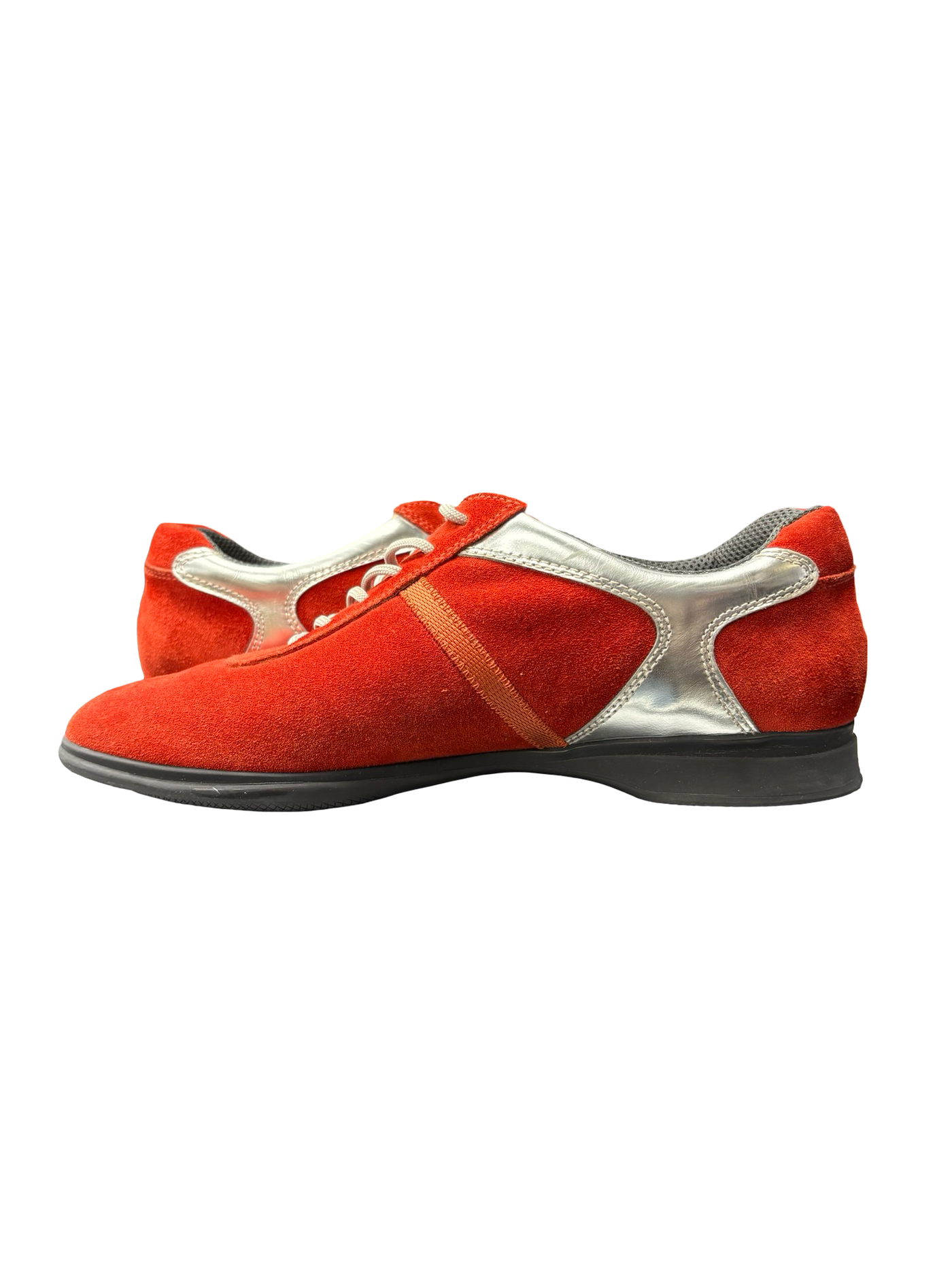 Prada Sport Suede Sneakers Red