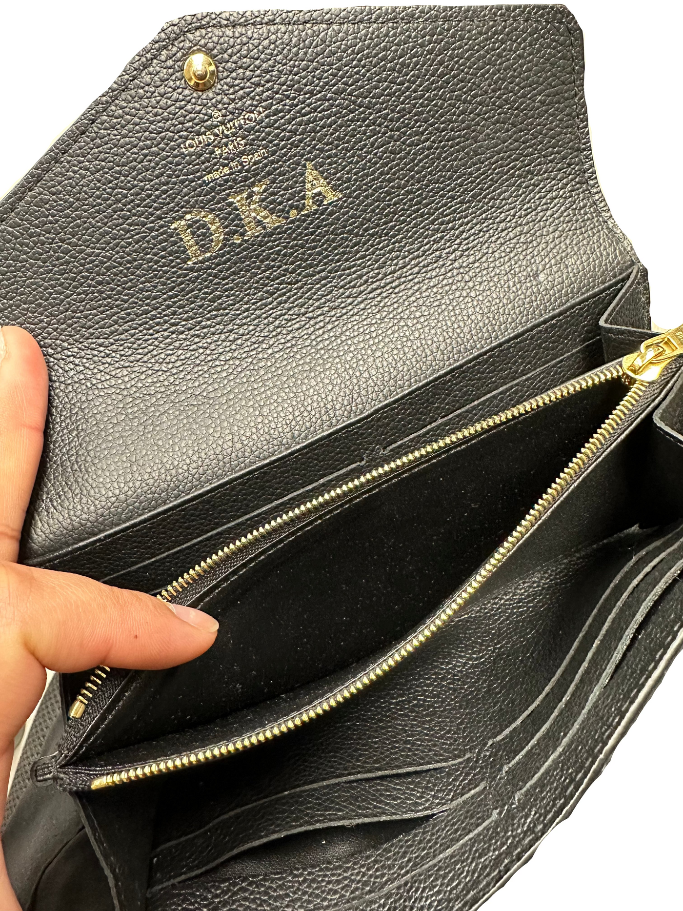 LV Sarah Wallet Monogram Black