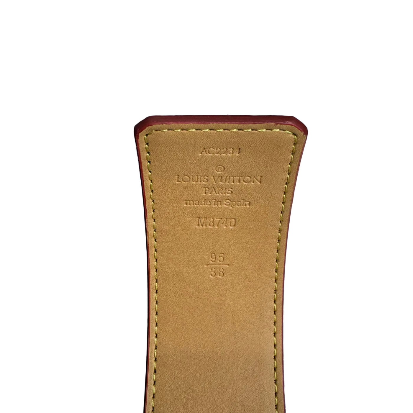 LV Initiales 40mm Reversible Belt Brown