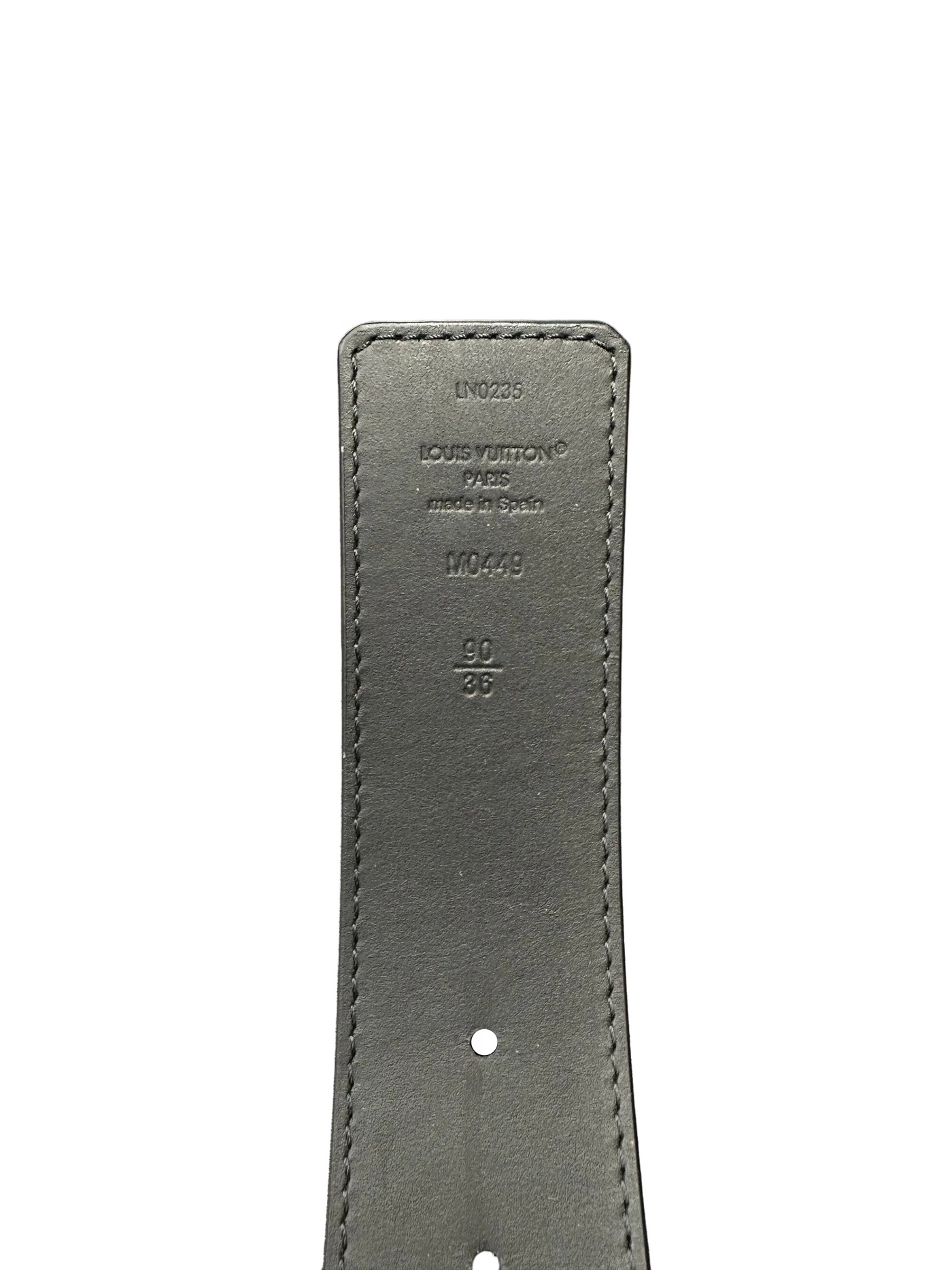 LV Monogram Black Belt
