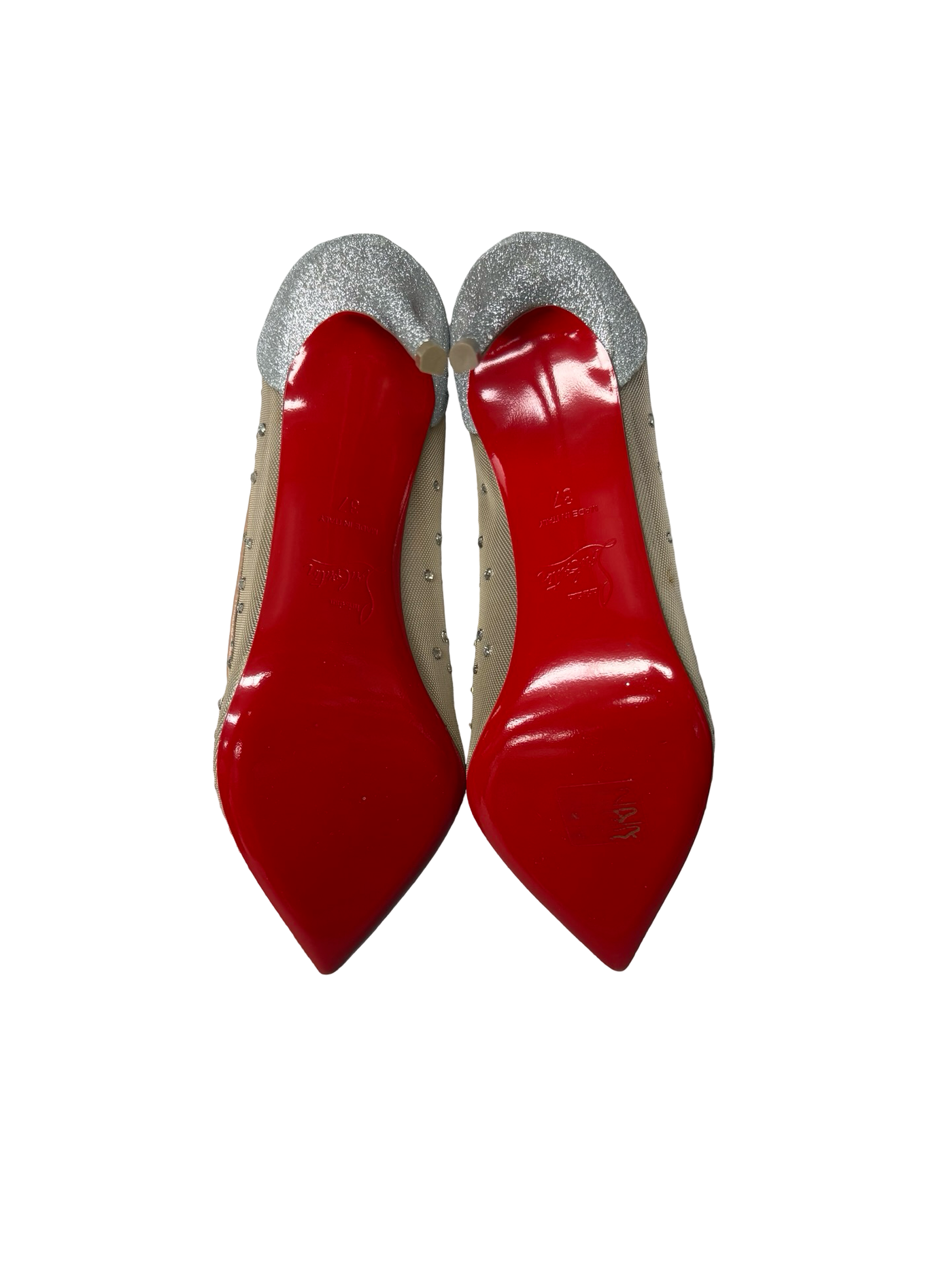 Christian Louboutin Follies Strass Gold