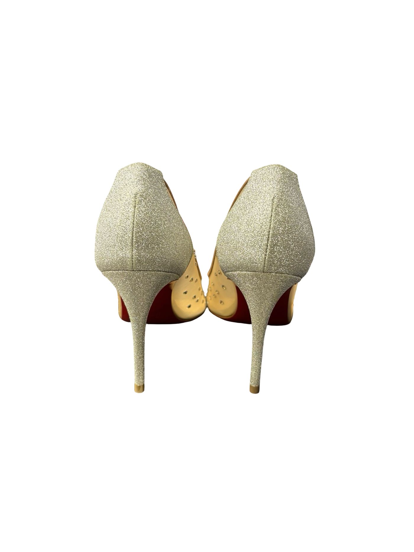 Christian Louboutin Follies Strass Gold