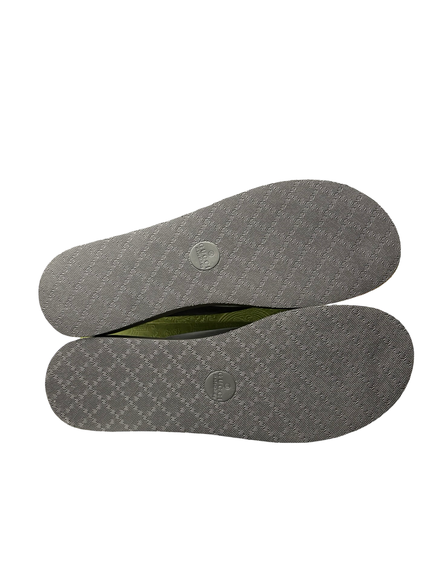 Gucci GG Rubber Thong Sandals Black
