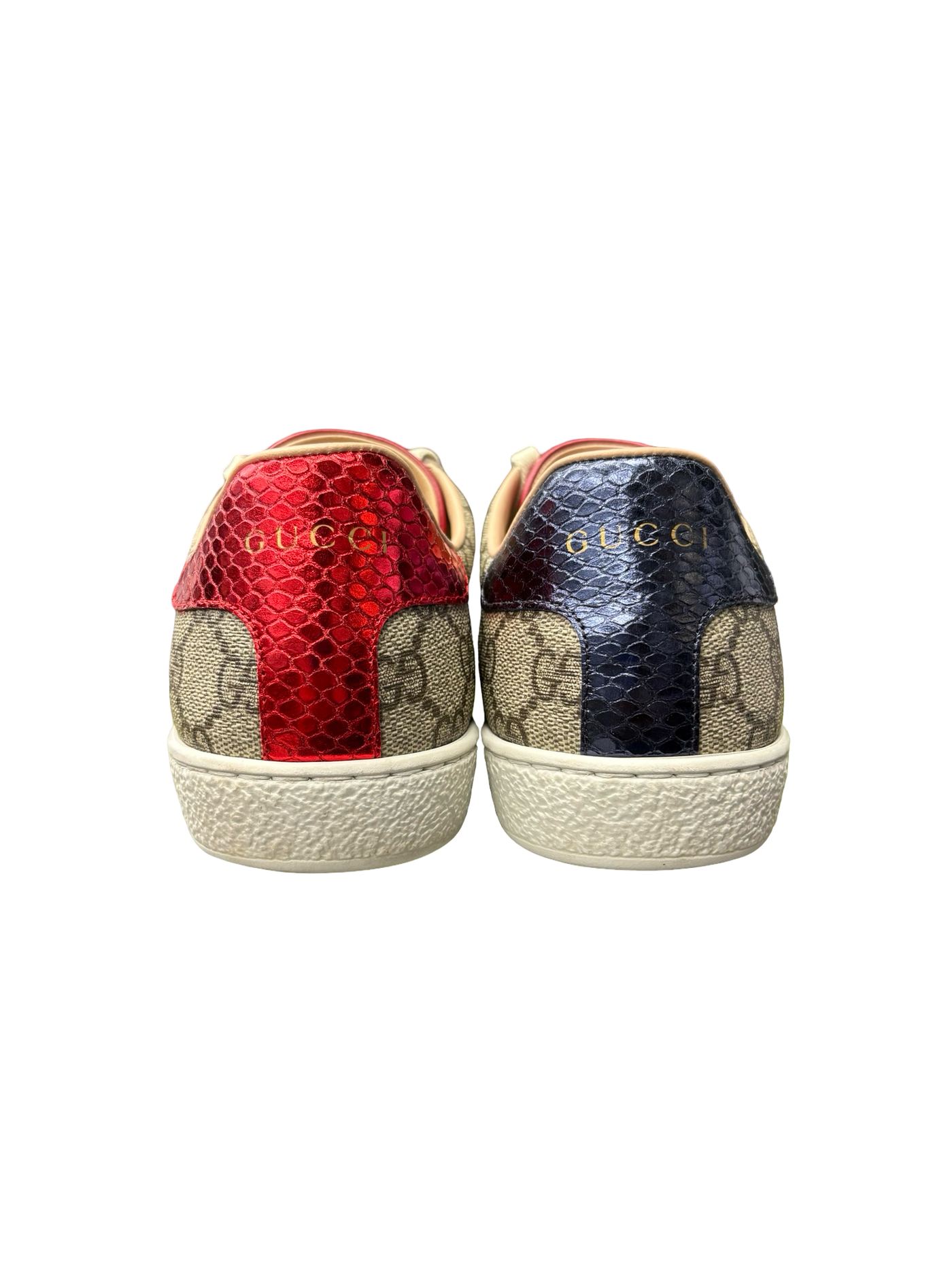 Gucci Ace GG Supreme Canvas Sneakers Beige