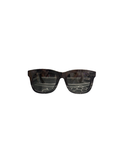 Gucci Square Rectangle Sunglasses Black