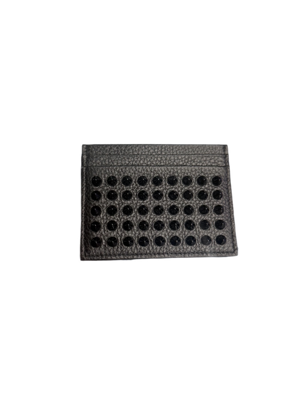 Louboutin Kios Spiked Leather Card Case