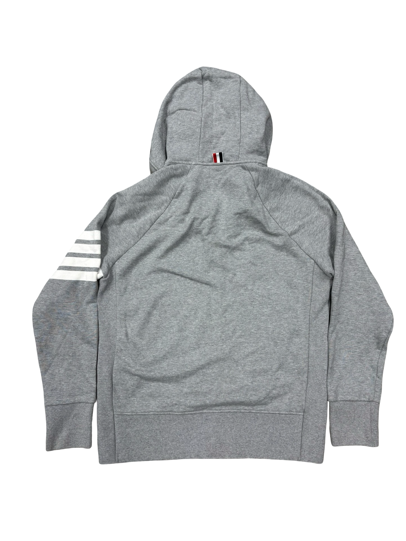 Thom Browne Zip Up Hoodie Gray