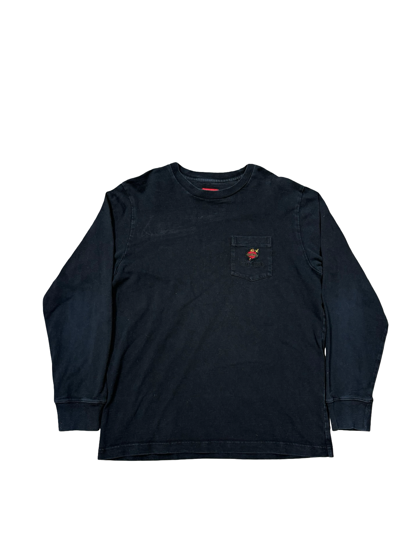 Supreme Sacred Heart L/S Pocket Full Sleeve Tee Black