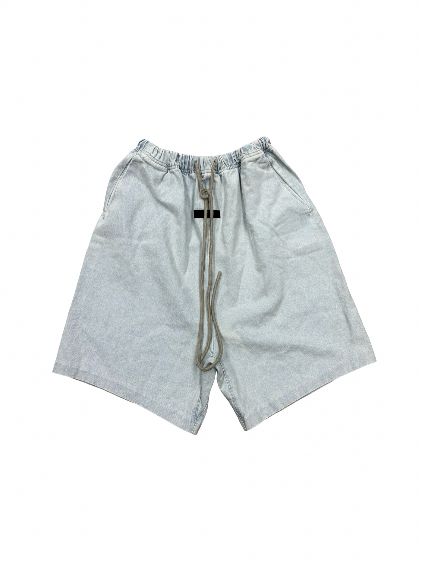 Fear Of God Essentials Relaxed Denim Light Washed Shorts