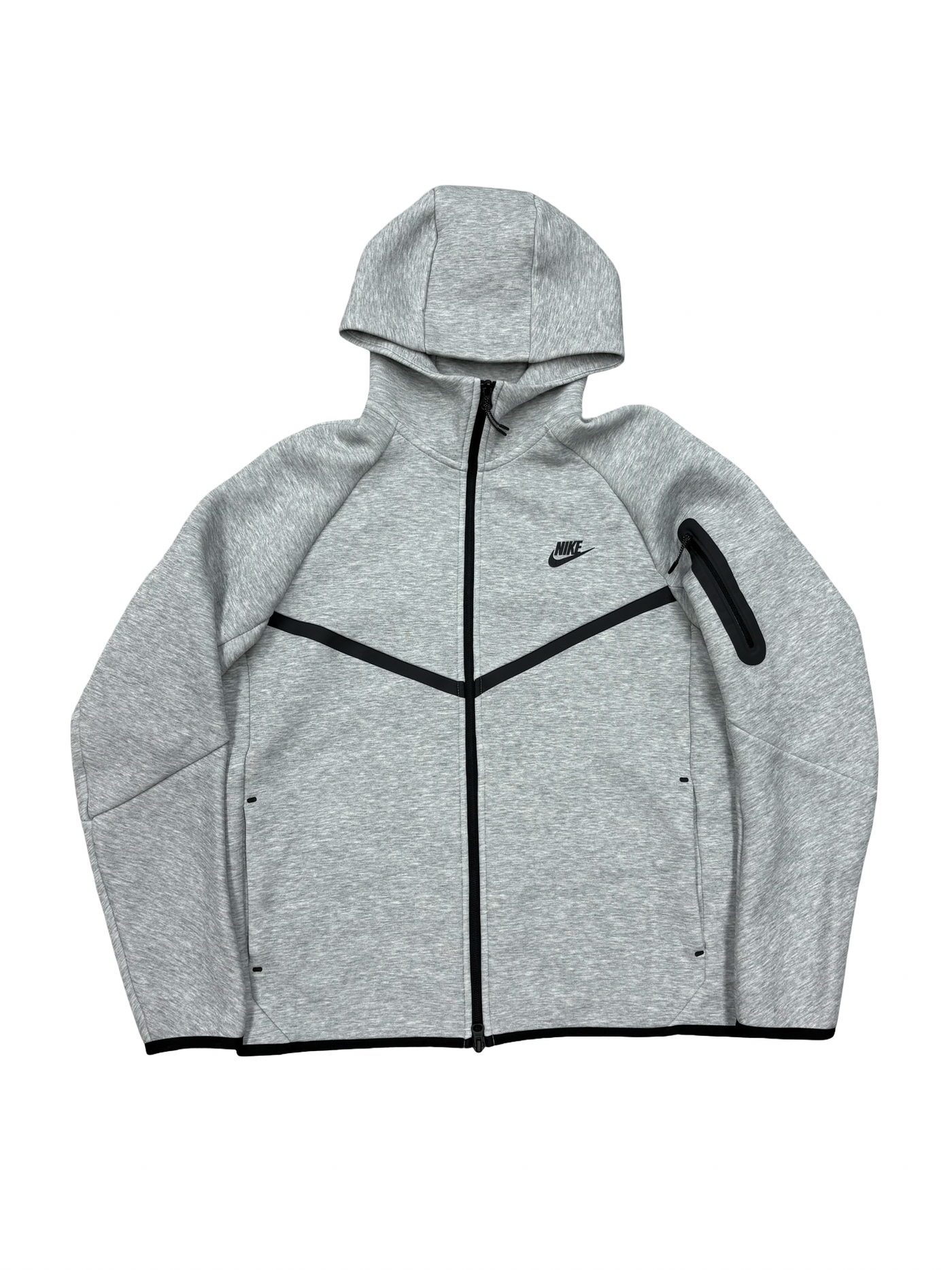 Nike Tech Fleece Full-Zip Hoodie Gray