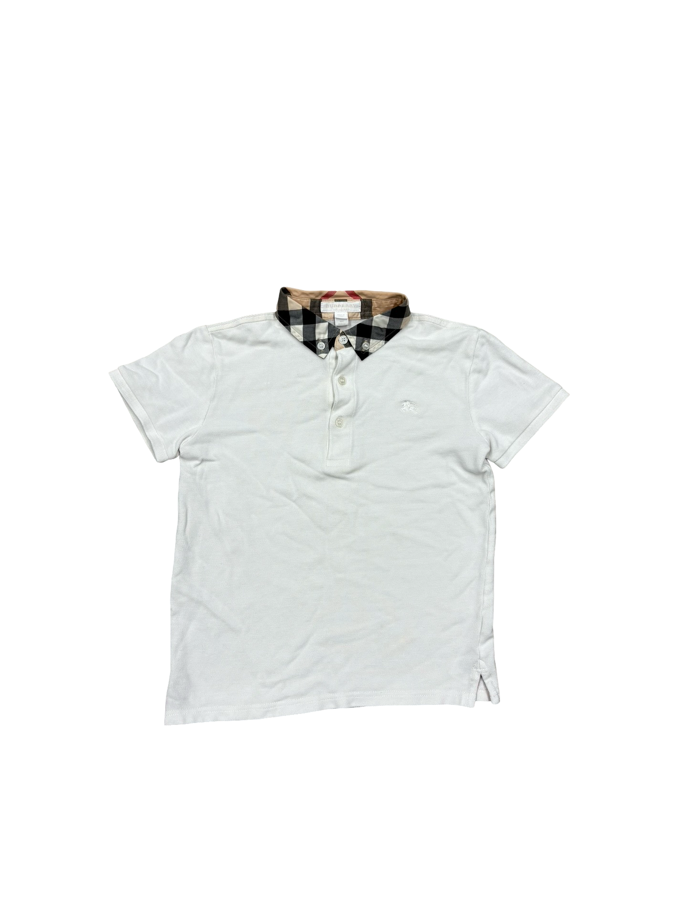 Burberry Polo Shirt White Size 10Y