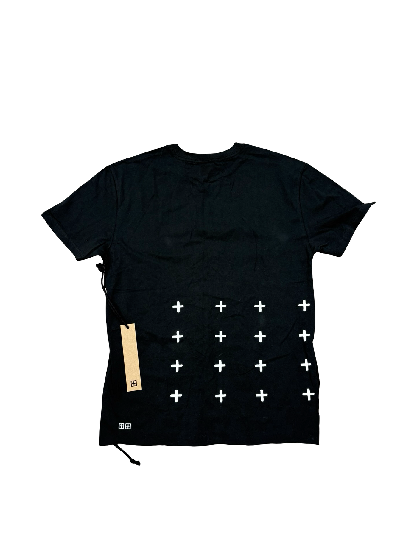Ksubi 4X4 Biggie Cross Pattern T-Shirt Black