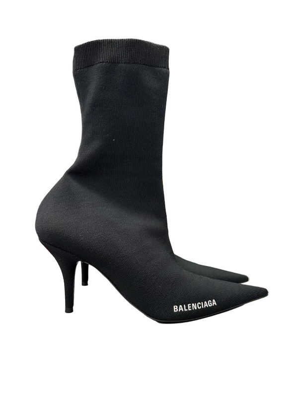Balenciaga Knife Knit Heel Booties