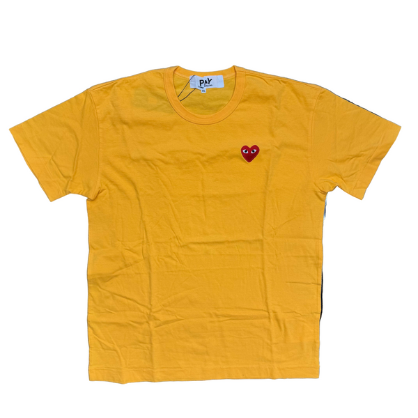 CDG PLAY Small Heart T-Shirt Orange