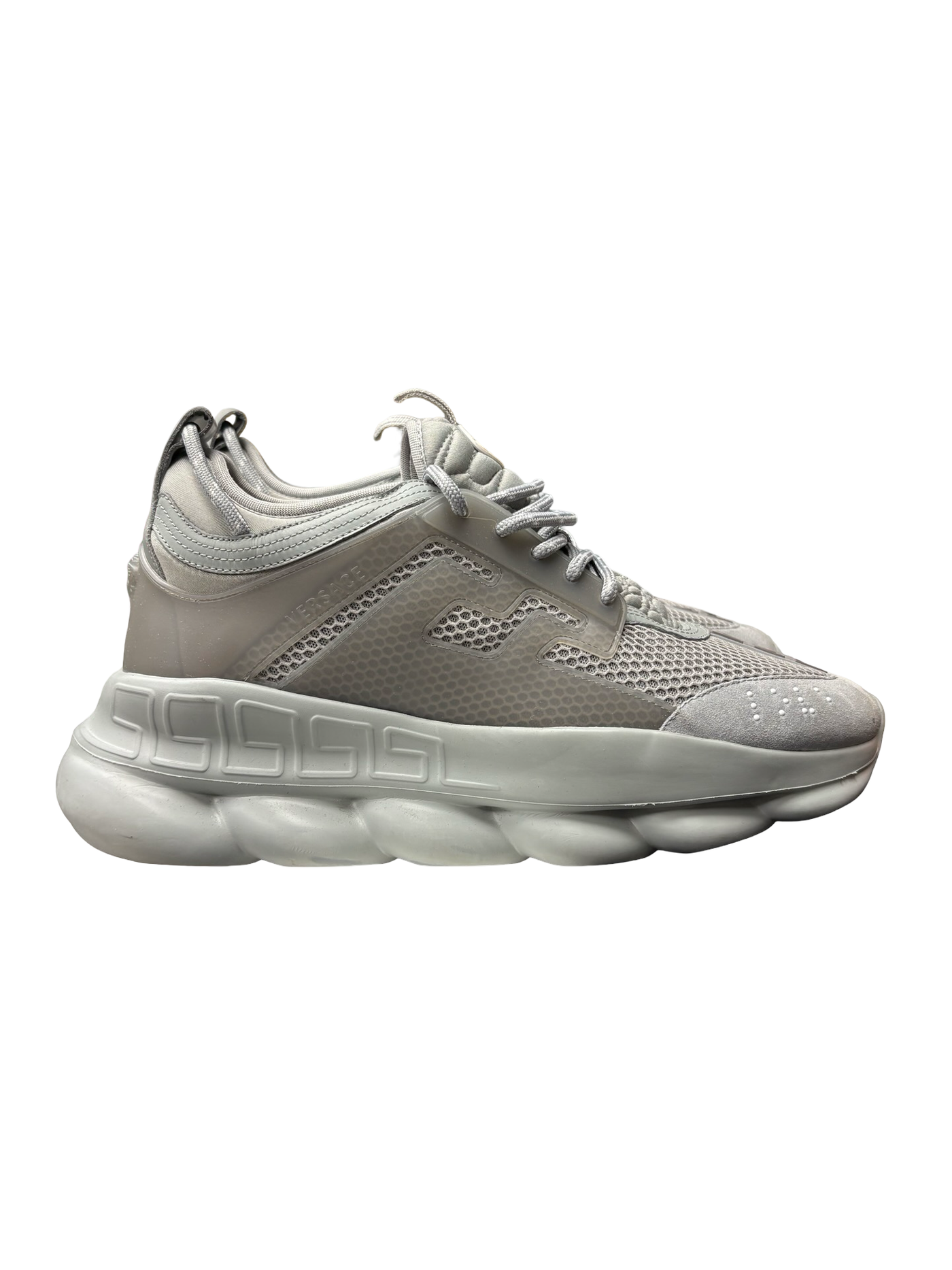 Versace Chain Reaction Sneakers Gray