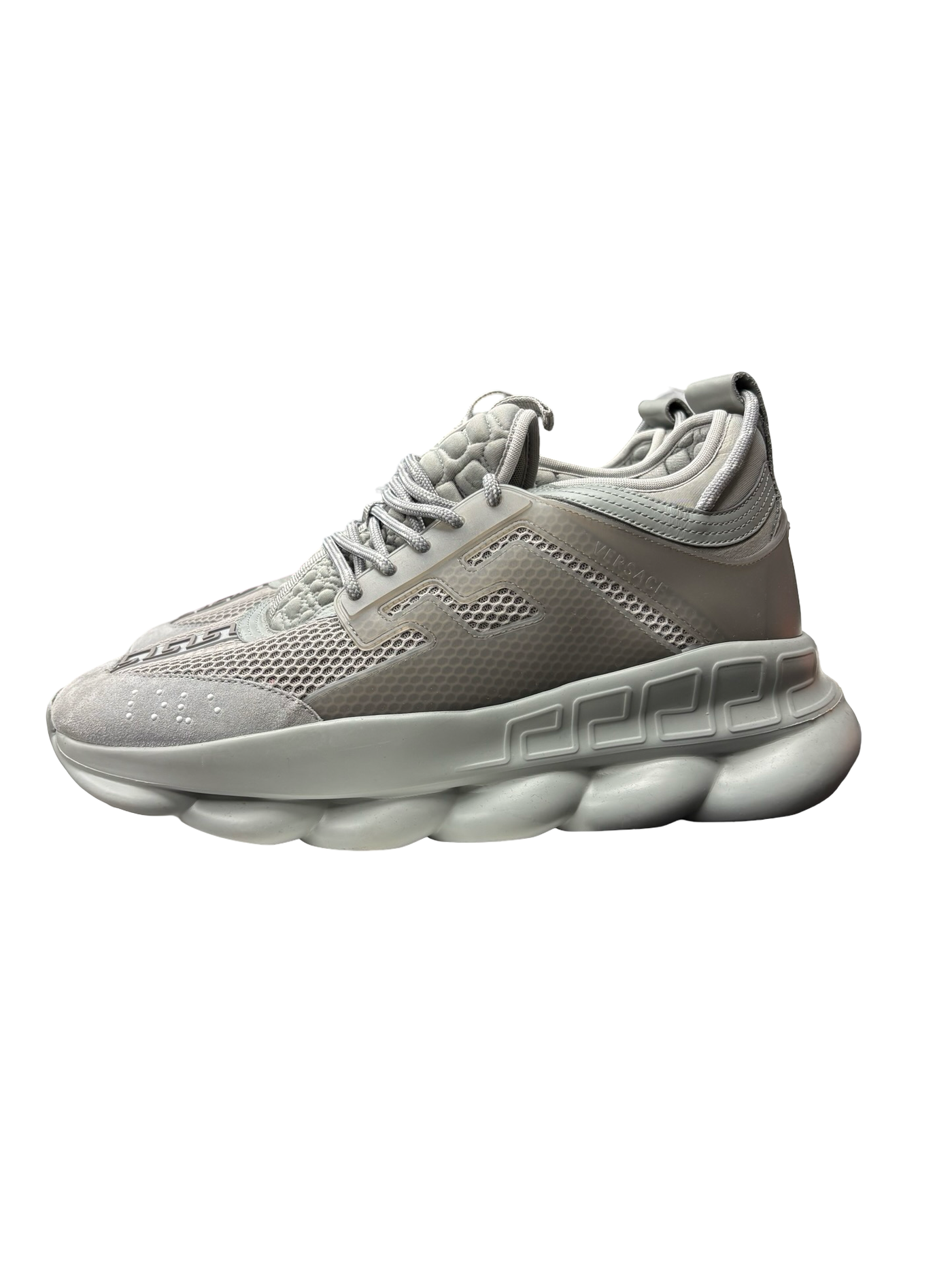 Versace Chain Reaction Sneakers Gray