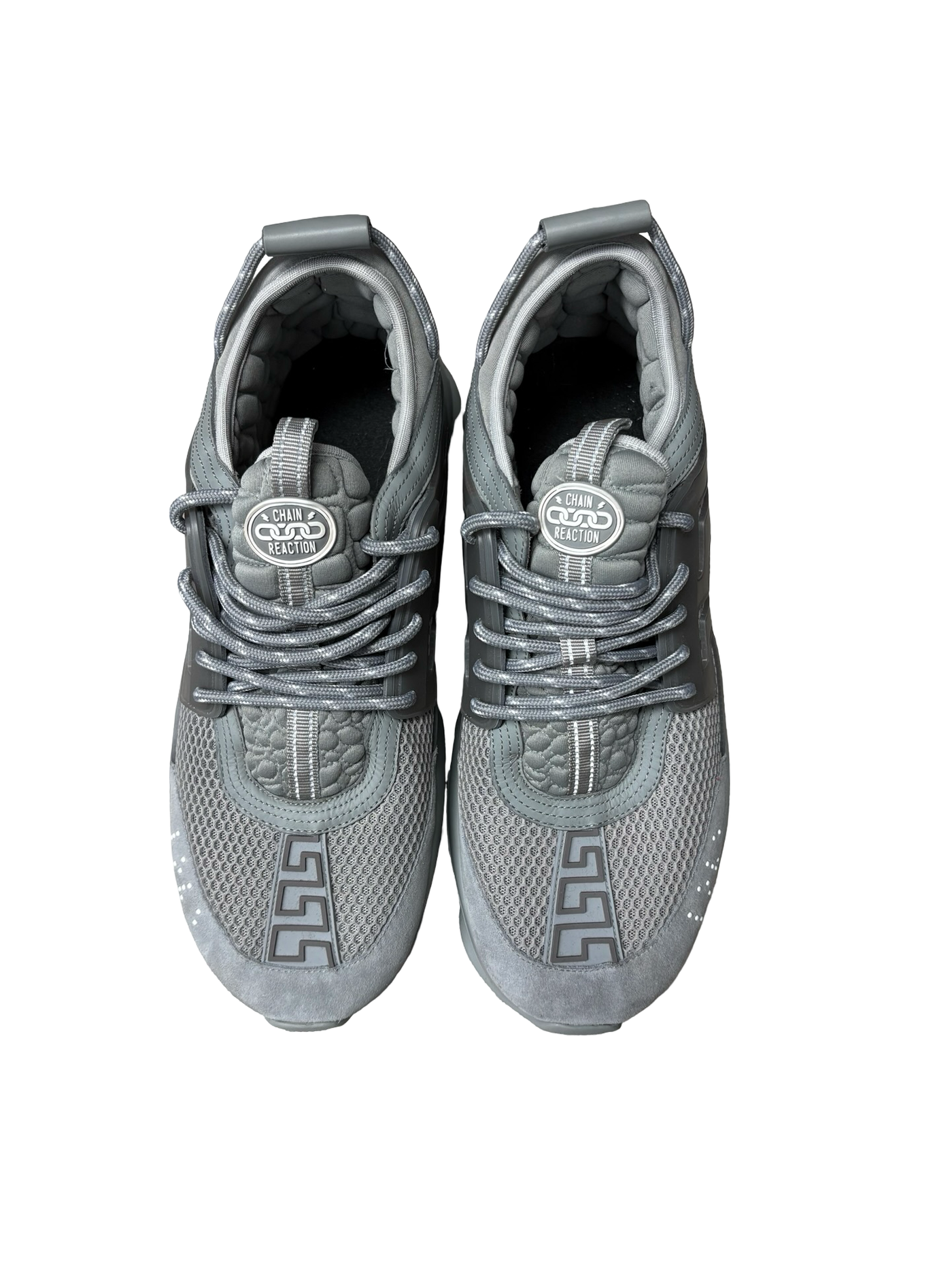 Versace Chain Reaction Sneakers Gray