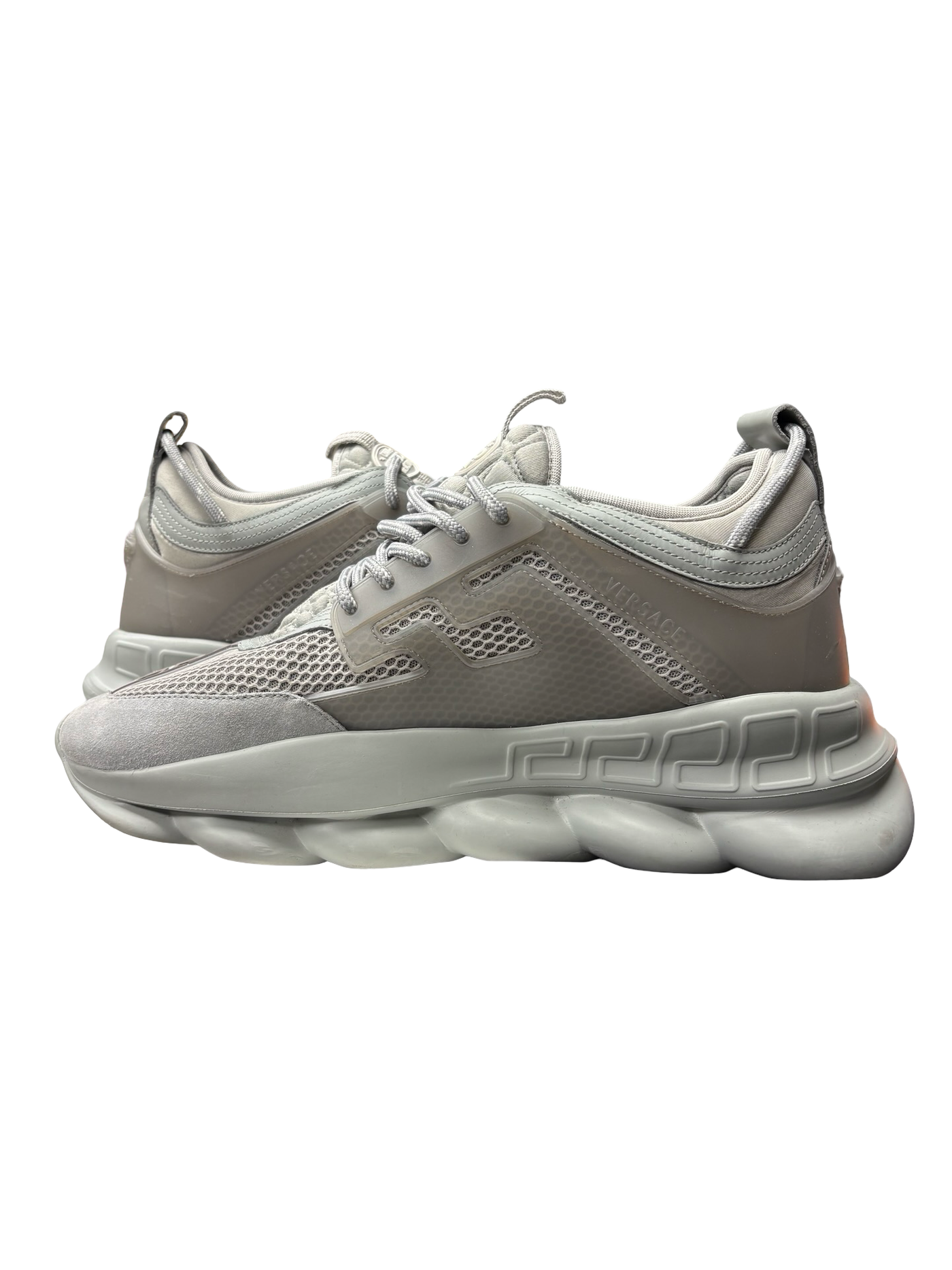 Versace Chain Reaction Sneakers Gray