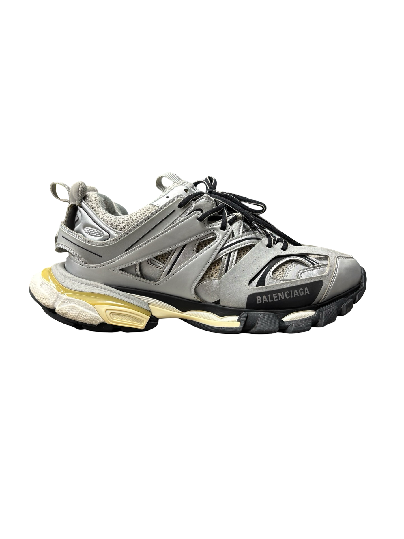Balenciaga Track Sneakers Metalic Silver/Black