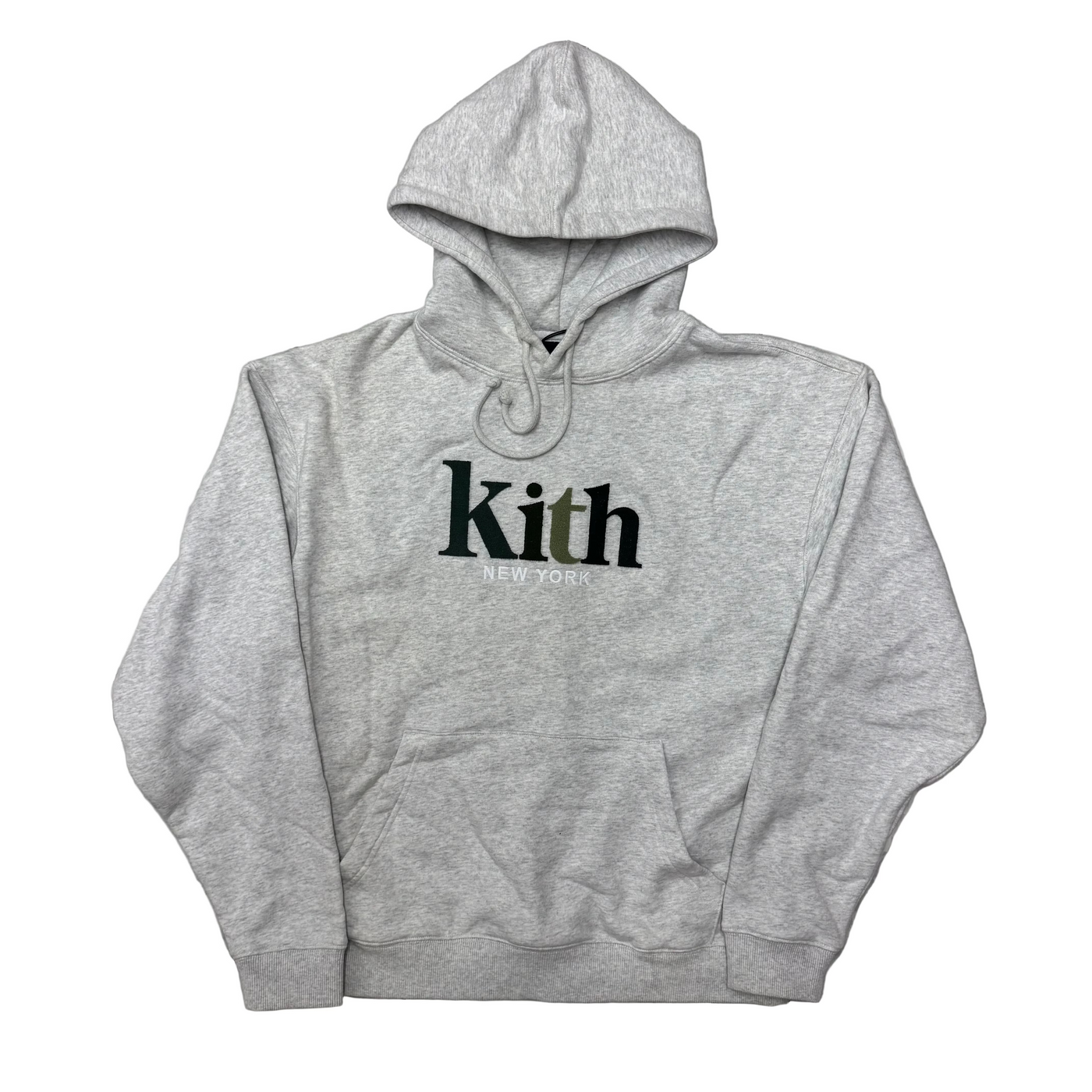 Kith New York Williams III Hoodie Light Heather Grey