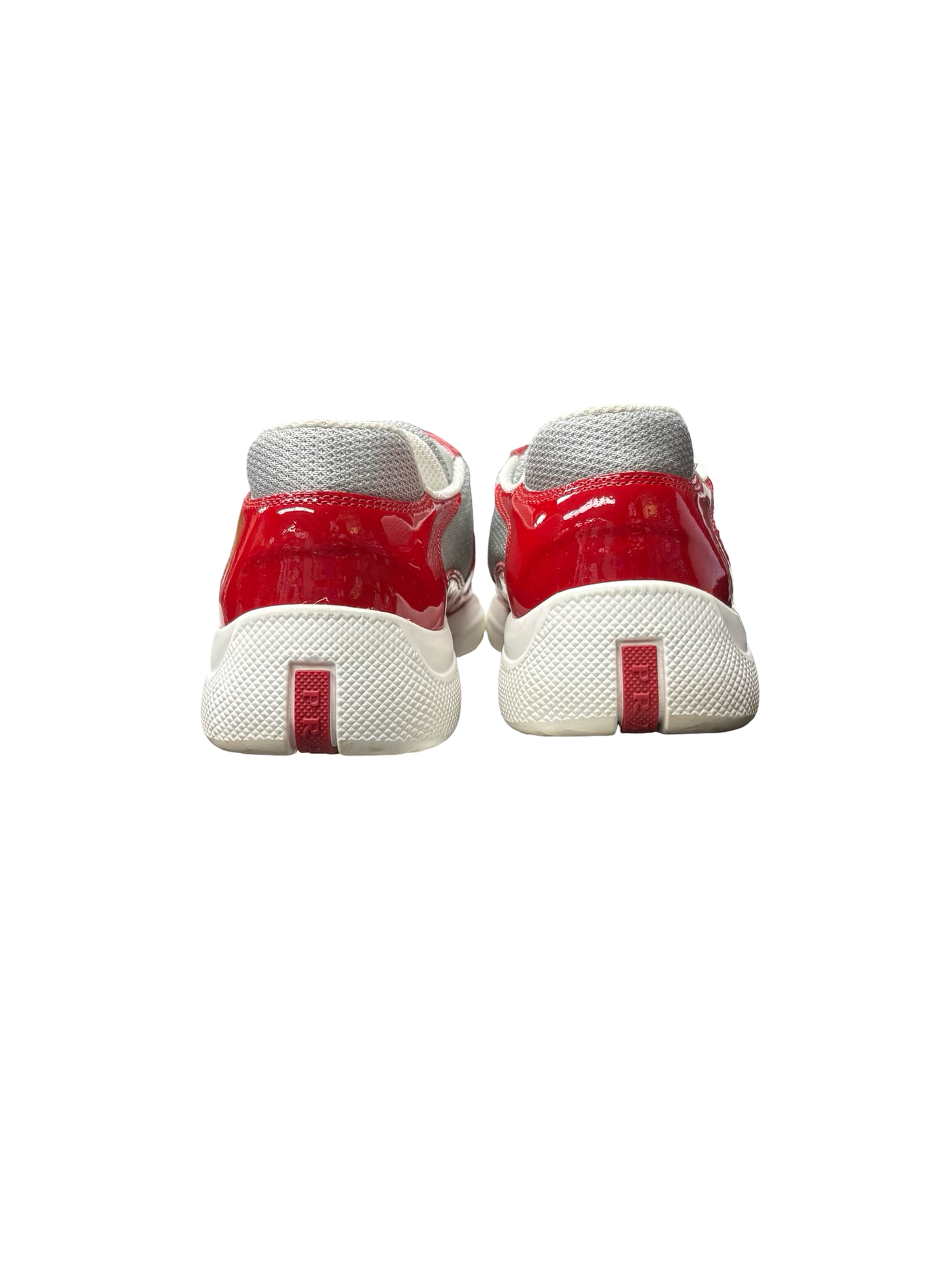 Prada America's Cup Low-Top Sneakers Red