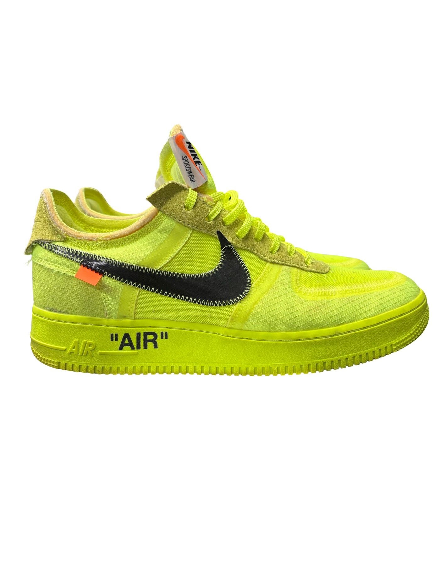 Nike X Off White Air Force 1 Volt Neon Green
