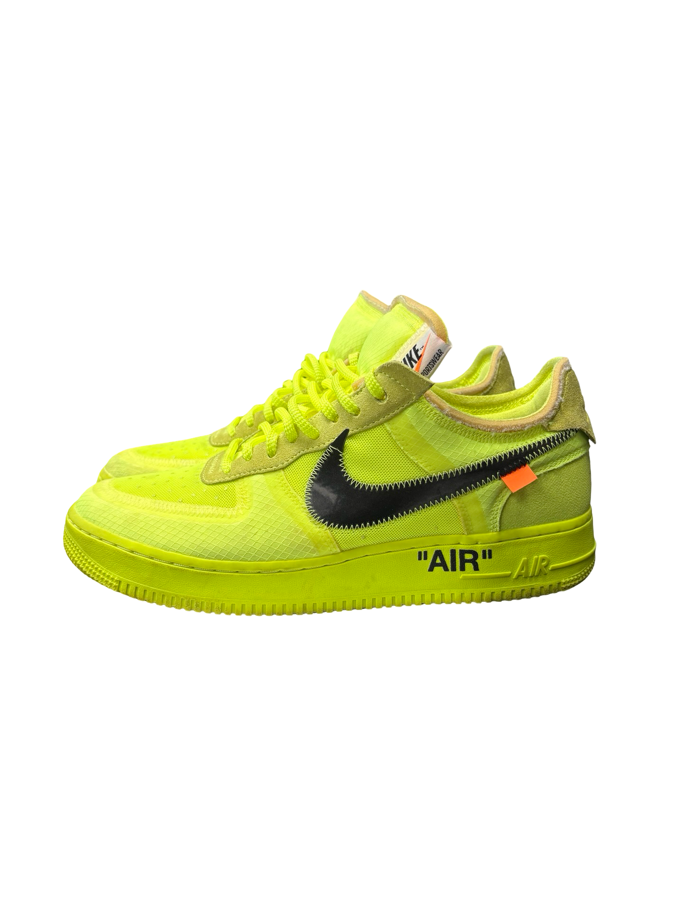 Nike X Off White Air Force 1 Volt Neon Green