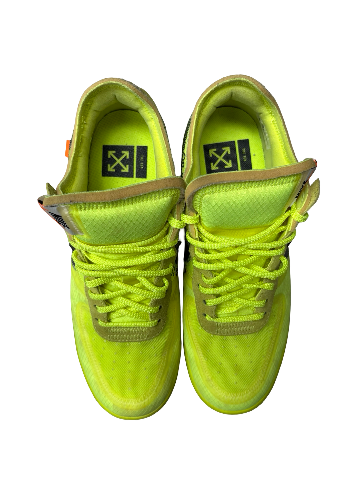 Nike X Off White Air Force 1 Volt Neon Green