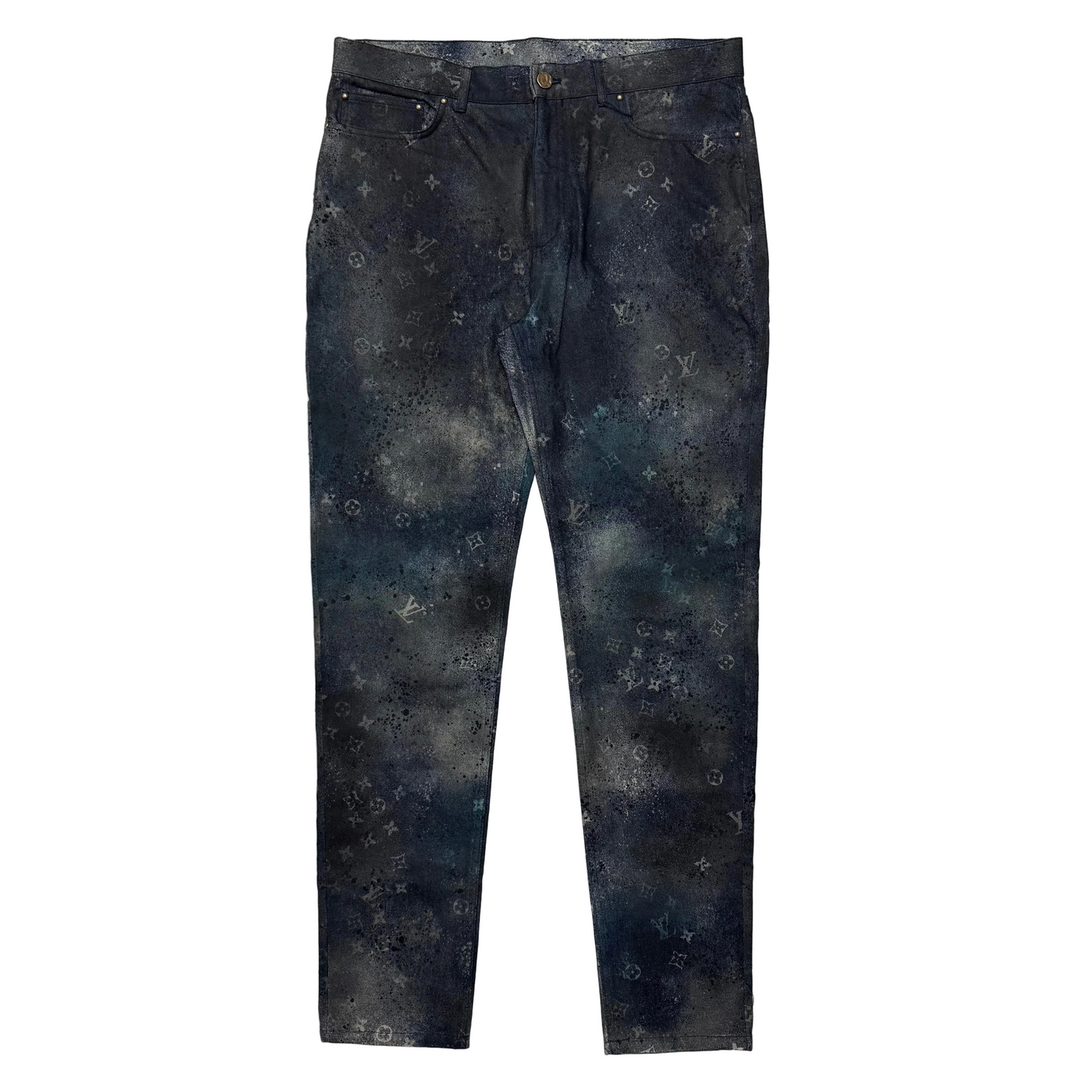 LV Spray Monogram Galaxy Jeans