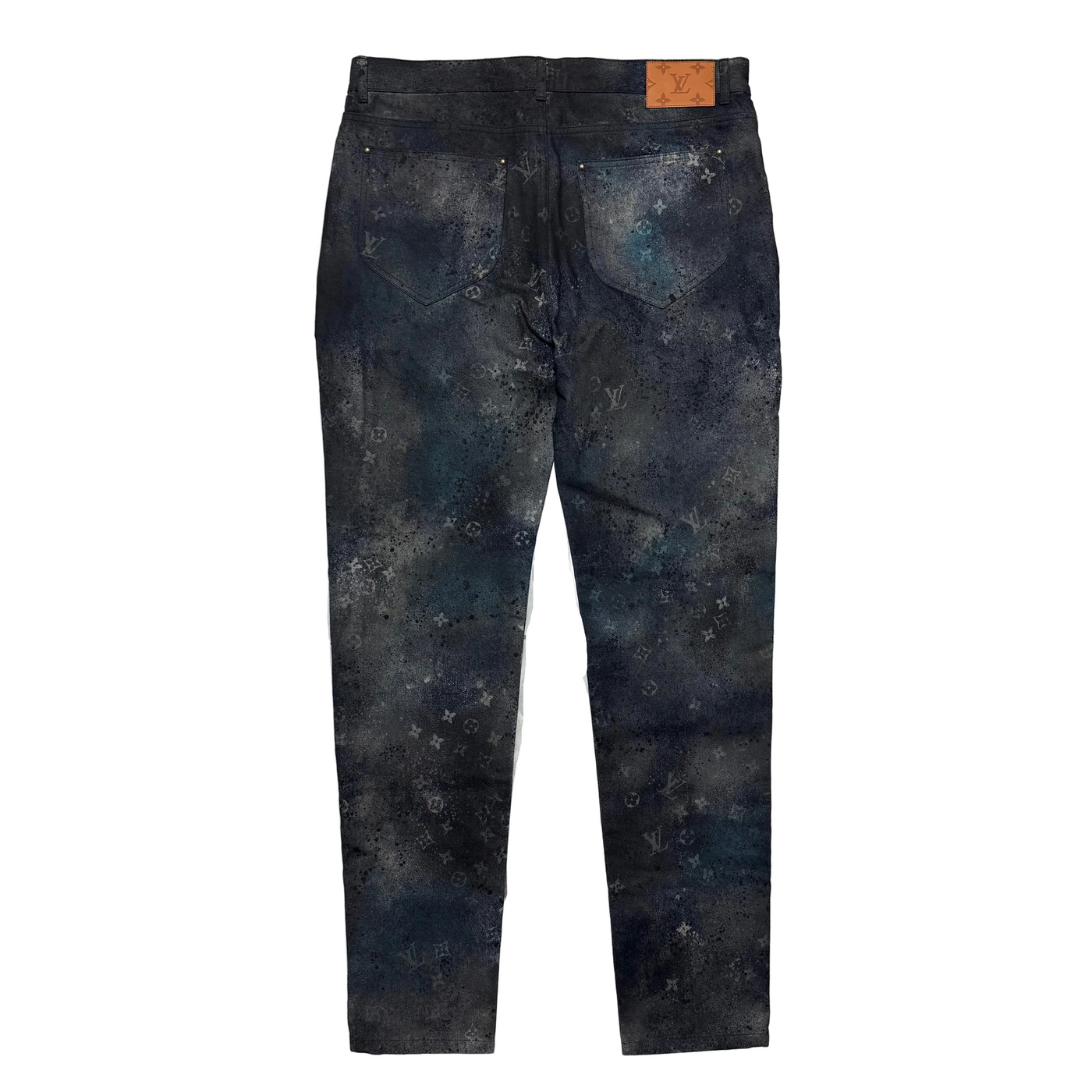 LV Spray Monogram Galaxy Jeans