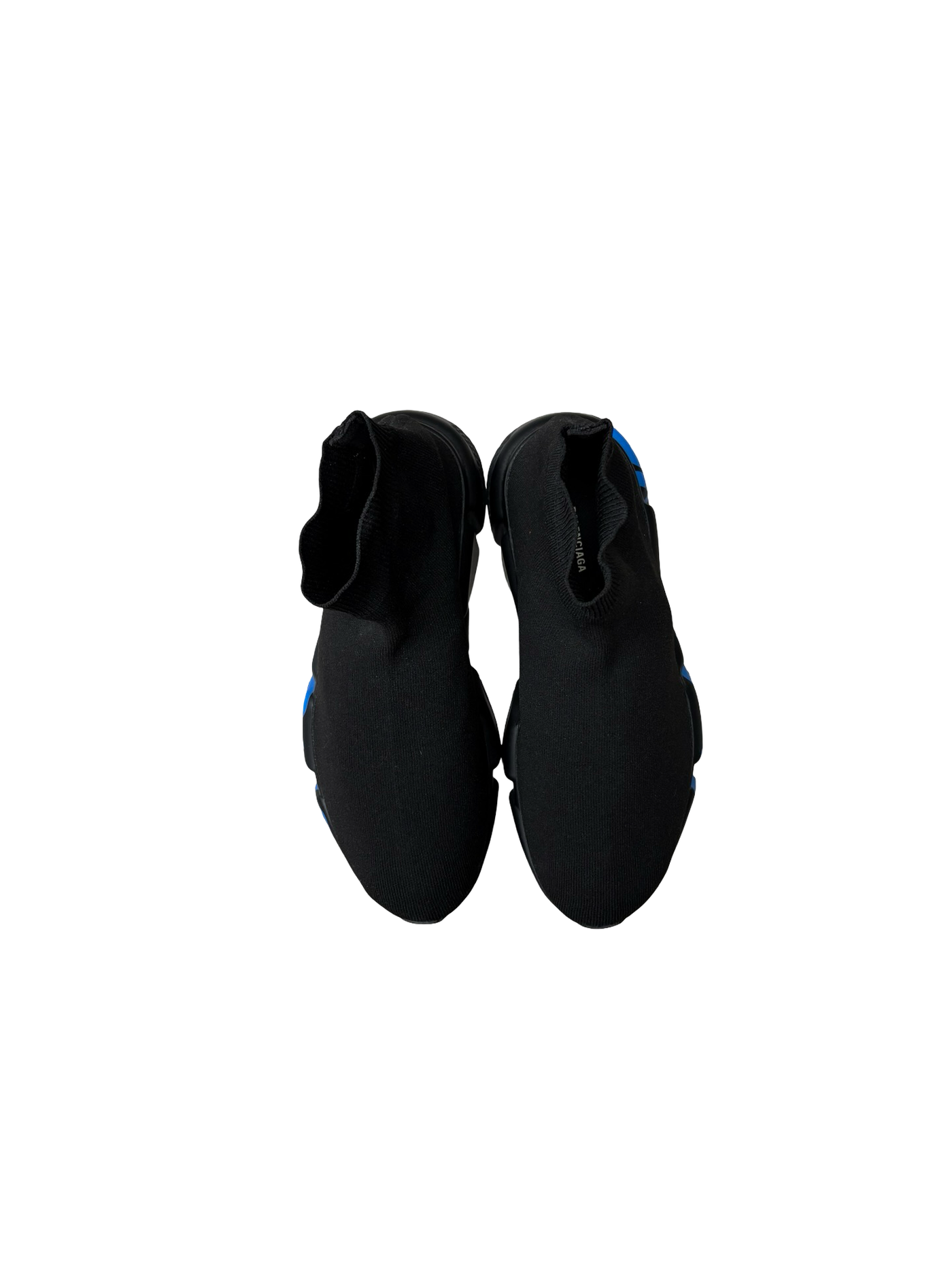 Balenciaga Speed Graffiti Sneakers Black/Blue